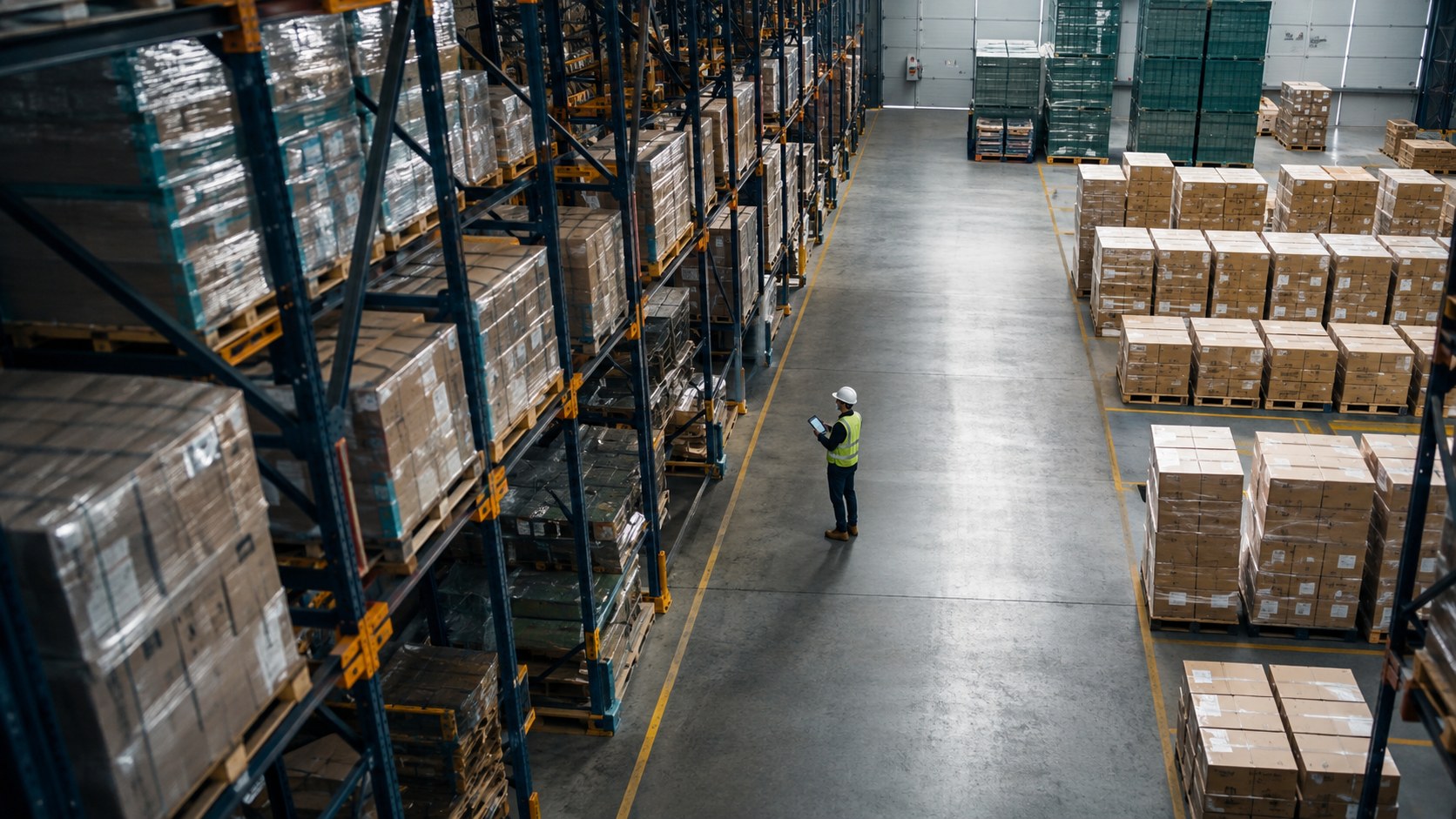 Warehouse Capacity Calculator planning workspace