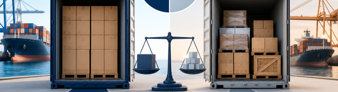FCL vs LCL: desde cuántos CBM conviene un contenedor completo