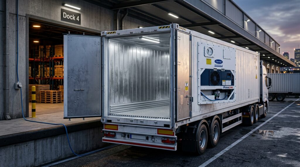 20' Standard Reefer container dimensions and cold chain loading specifications