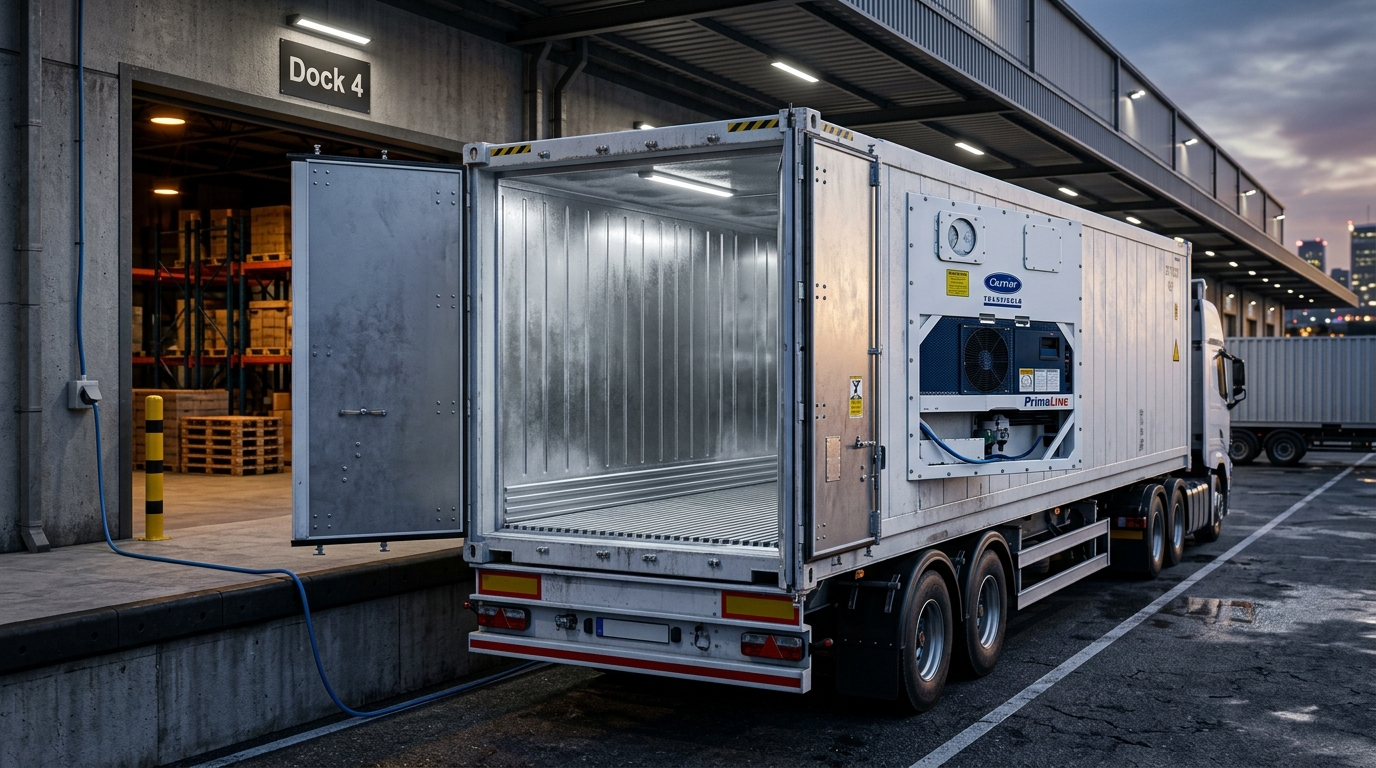 20' Standard Reefer container dimensions and cold chain loading specifications