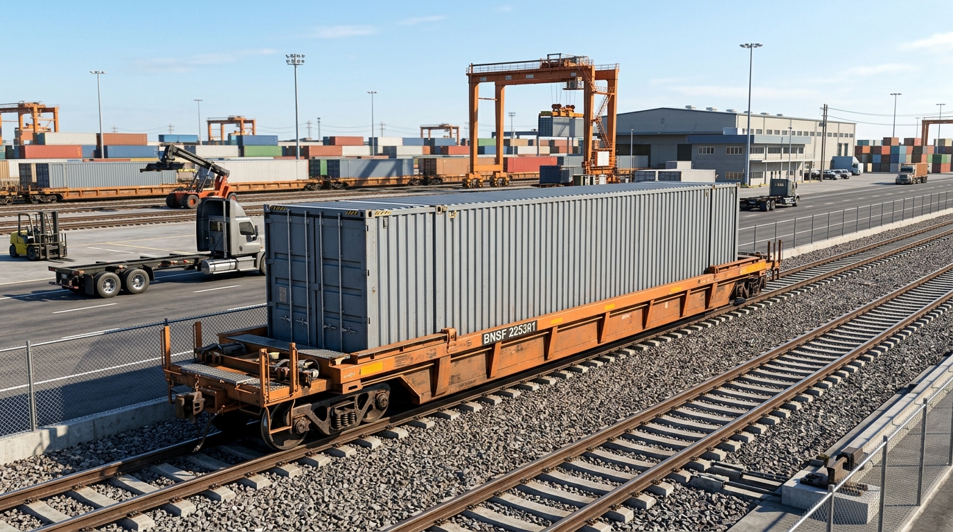 53\' Domestic High Cube intermodal container dimensions and loading specs